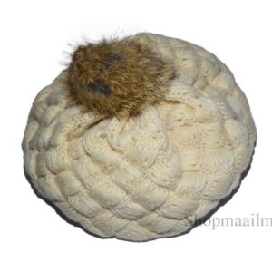 Laste müts Beige pompon