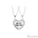 Kaelakee ripatsiga Best friends pendant heart