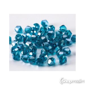 Tahutud pärlid Bicone poured pearls blue