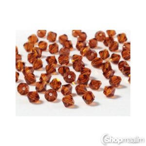 Tahutud pärlid Bicone poured pearls brown
