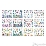 Küünte kleebised Birds nail stickers