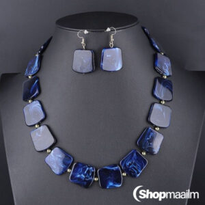 Kaelakee ja kõrvarõngad Blue necklace set