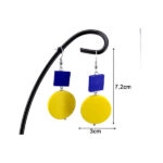Kõrvarõngad Blue yellow earrings