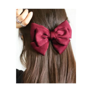Lehv - juukseklamber Bow hair clip burgundy