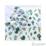 Küünte kleebised Cactus nail sticker