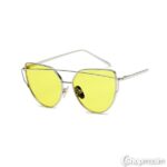 Naiste päikeseprillid Cat sunglasses yellow
