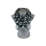 Sall – snood Chimney scarf black grey