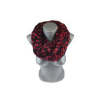 Sall – snood Chimney scarf black red