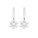 Jõulukaunistus Christmas balls snowflakes 2 pcs