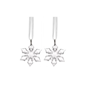 Jõulukaunistus Christmas balls snowflakes 2 pcs