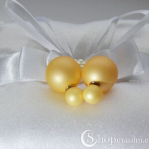 Kahepoolsed kõrvarõngad Classic double stud earrings 2
