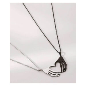 Kaelakee ripatsiga Couple necklace heart hand