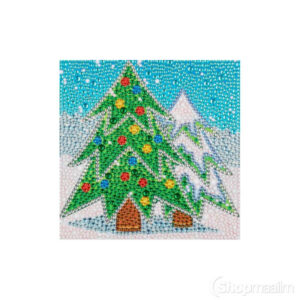 Kristalltikand / mosaiik-pilt Crystal Christmas tree