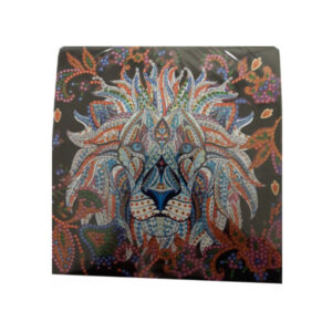 Kristalltikand / mosaiik-pilt Crystal Lion junior 20 cm