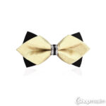 Kikilips Crystal beige bow tie