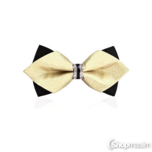 Kikilips Crystal beige bow tie