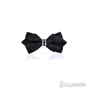 Kikilips Crystal black bow tie 3