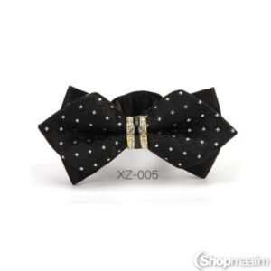Kikilips Crystal bow tie black