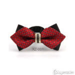 Kikilips Crystal bow tie red