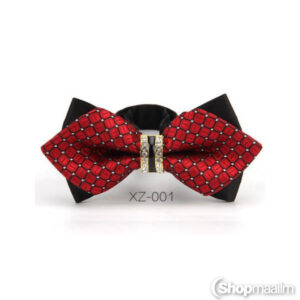 Kikilips Crystal bow tie red