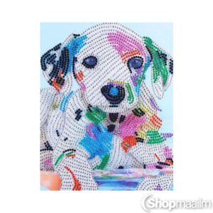 Kristalltikand / mosaiik-pilt Crystal dog 2