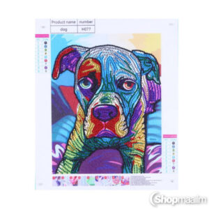 Kristalltikand / mosaiik-pilt Crystal dog 4