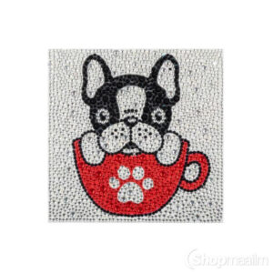 Kristalltikand / mosaiik-pilt Crystal dog 6