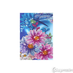 Kristalltikand / mosaiik-pilt Crystal flowers 3