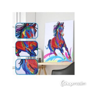 Kristalltikand / mosaiik-pilt Crystal horse 2
