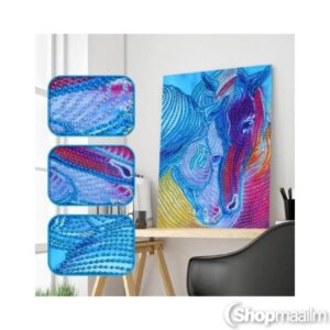 Kristalltikand / mosaiik-pilt Crystal horses