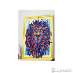Kristalltikand / mosaiik-pilt Crystal lion 3