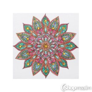 Kristalltikand / mosaiik-pilt Crystal mandala 7