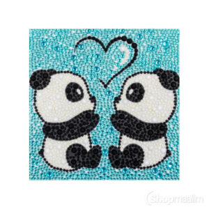 Kristalltikand / mosaiik-pilt Crystal panda love