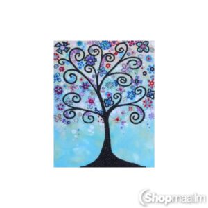 Kristalltikand / mosaiik-pilt Crystal tree 2