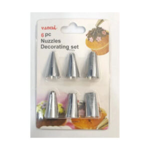 Kondiitri otsikute komplekt Decorating set 6 pcs
