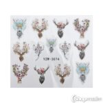 Küünte kleebised Deer nail sticker