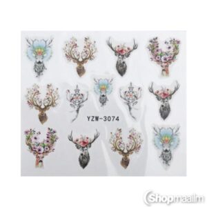 Küünte kleebised Deer nail sticker