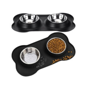 Kauss lemmikloomadele Double bowl - 450ml