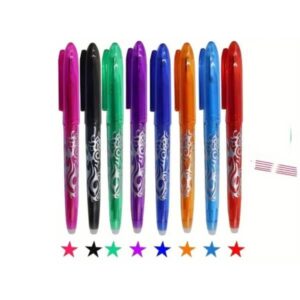 Kustutavad geelpliiatsid Multicolor erasable gel pens