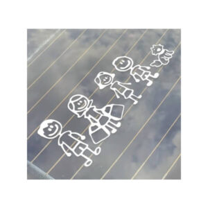 Autokleeps Family car sticker 3