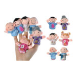 Näpunukkude komplekt Family puppets 6 pcs