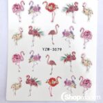 Küünte kleebised Flamingo nail sticker