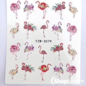 Küünte kleebised Flamingo nail sticker