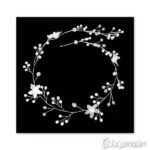 Juukseklamber Flower branch 2