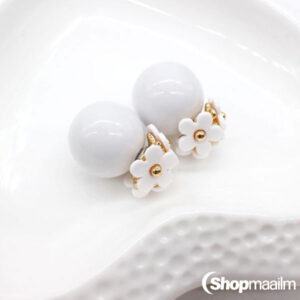 Kõrvarõngad Flower double stud