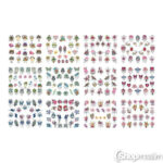 Küünte kleebised Flower nail stickers