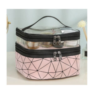 Kosmeetikakott Folding toiletry bag pink
