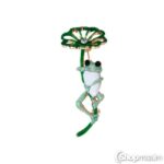 Pross Frog brooch 2