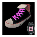 Helendavad kingapaelad Glowing laces - pink