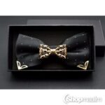 Kikilips Gold bow tie 2